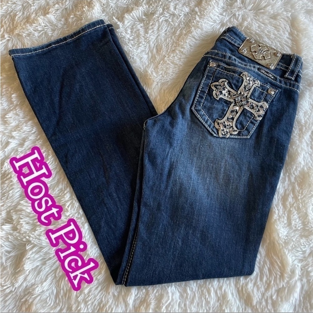 ✅5X Host Pick✅ Miss Me Embellished Mid Rise Easy Boot, 27x33